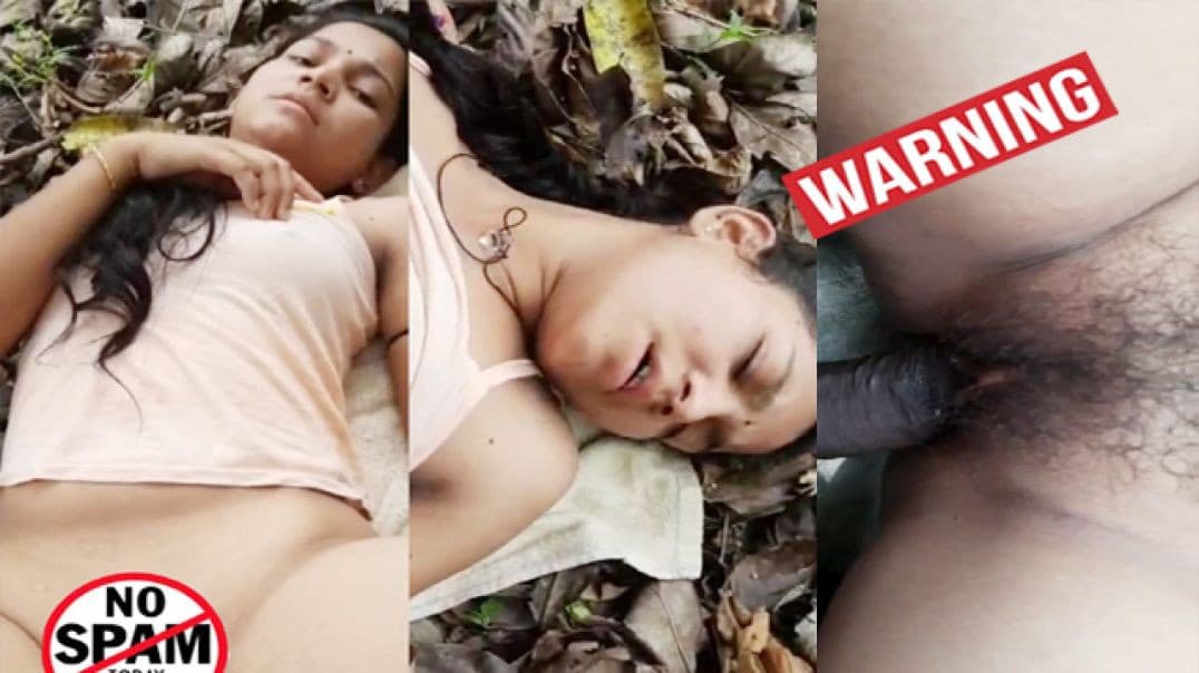 Village Young Horny Girl Outdoor Jungle Fucked