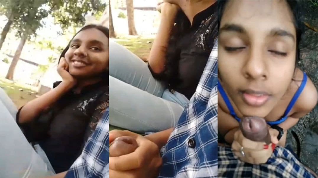 SL Cute Naughty College Girlfriend Public Blowjob
