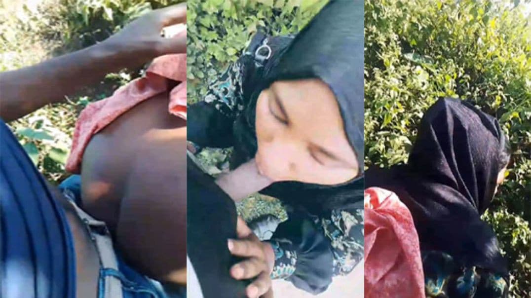 Hijabi Babe Giving BJ And Fucking Outdoor