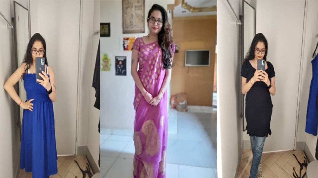 Sexy Slim Indian Wife Taking Cum on Boobs – Old + New Update