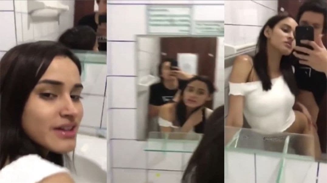 College Bathroom Original Student Getting Backshots