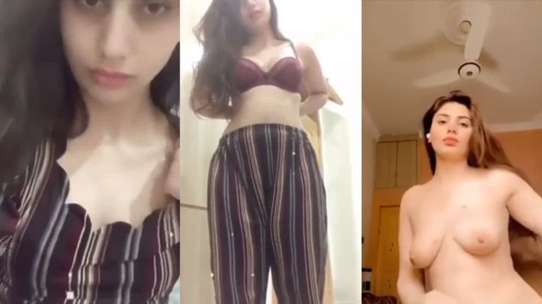 Sexy Curvy Desi Girl Enjoying Alone In Full Frontal And Back Nudes