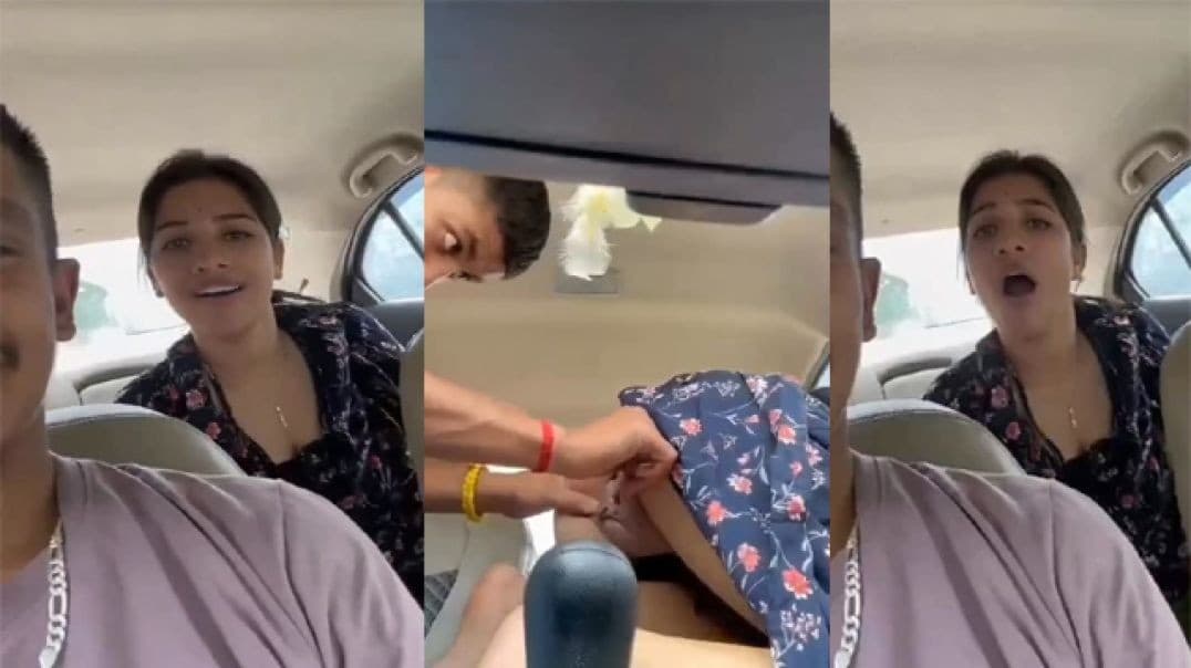 Hot Wife Fucking Husband's Junior Hard in the Car