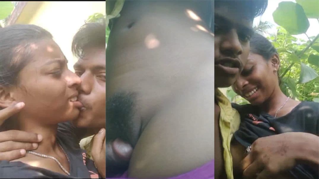 Young Lover Fucking Outdoor MMS