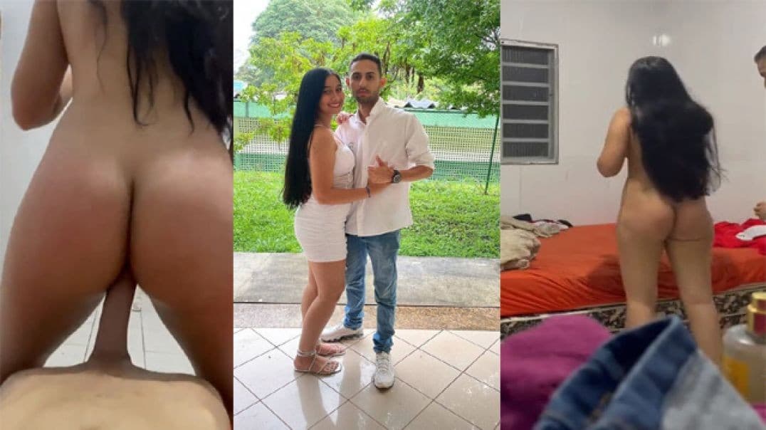 GF Enjoying BF's Long Dick Fucking Hard Reverse Standing Fuck & Her Style