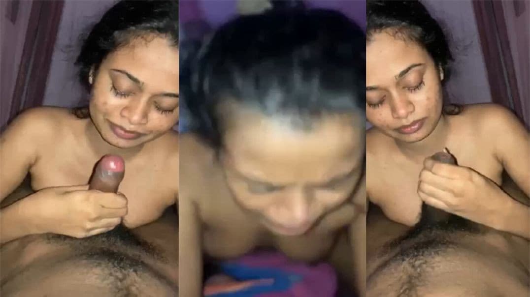 Lankan Gorgeous Wife Playing with Lover's Dick Getting Backshots