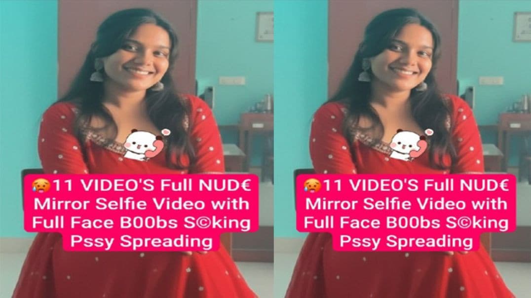 Desi Girlfriend Latest Teasing Nude In Front of Mirror with Full Face Sucking