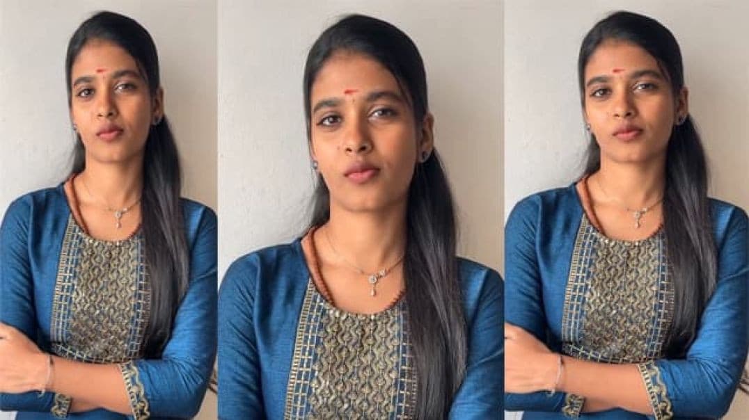 Tamil Insta Famous Vidhya Sakthivel Leaked Live Video