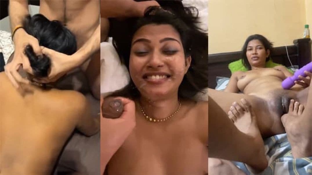 Cuckold Couple Threesome: Blowjob, Doggy, Dildo & Facial