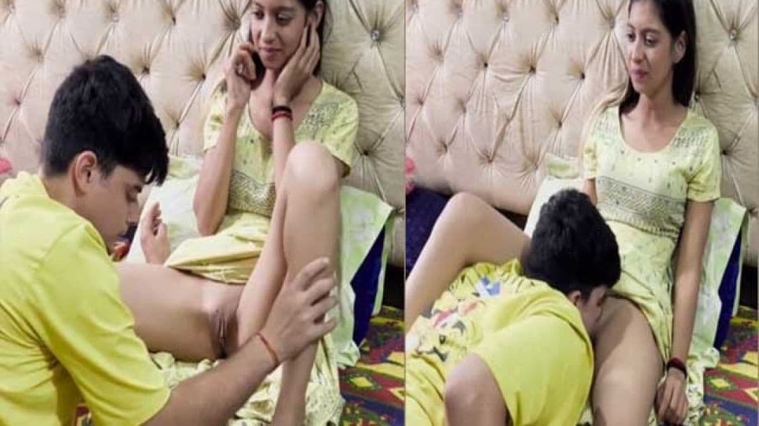 This Indian BF Eating Pussy Of His Sexy GF In A Hotel Room
