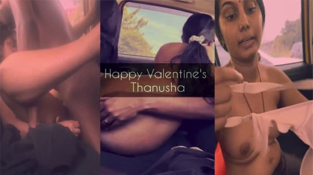 Valentine's Day Tamil Lovers Having Nice Sex In Car