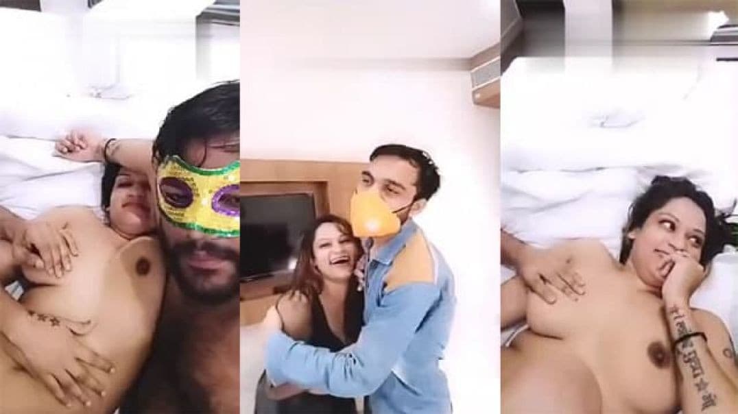 Desi Couples Threesome Sex In a Hotel Room