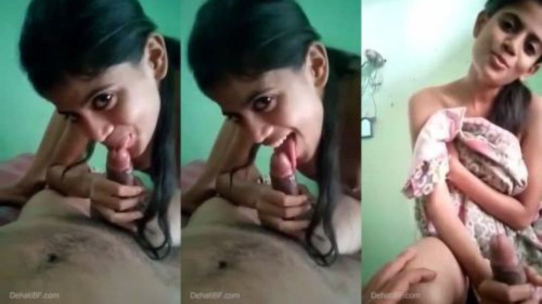 Village Girl Sucks a Fat Cock