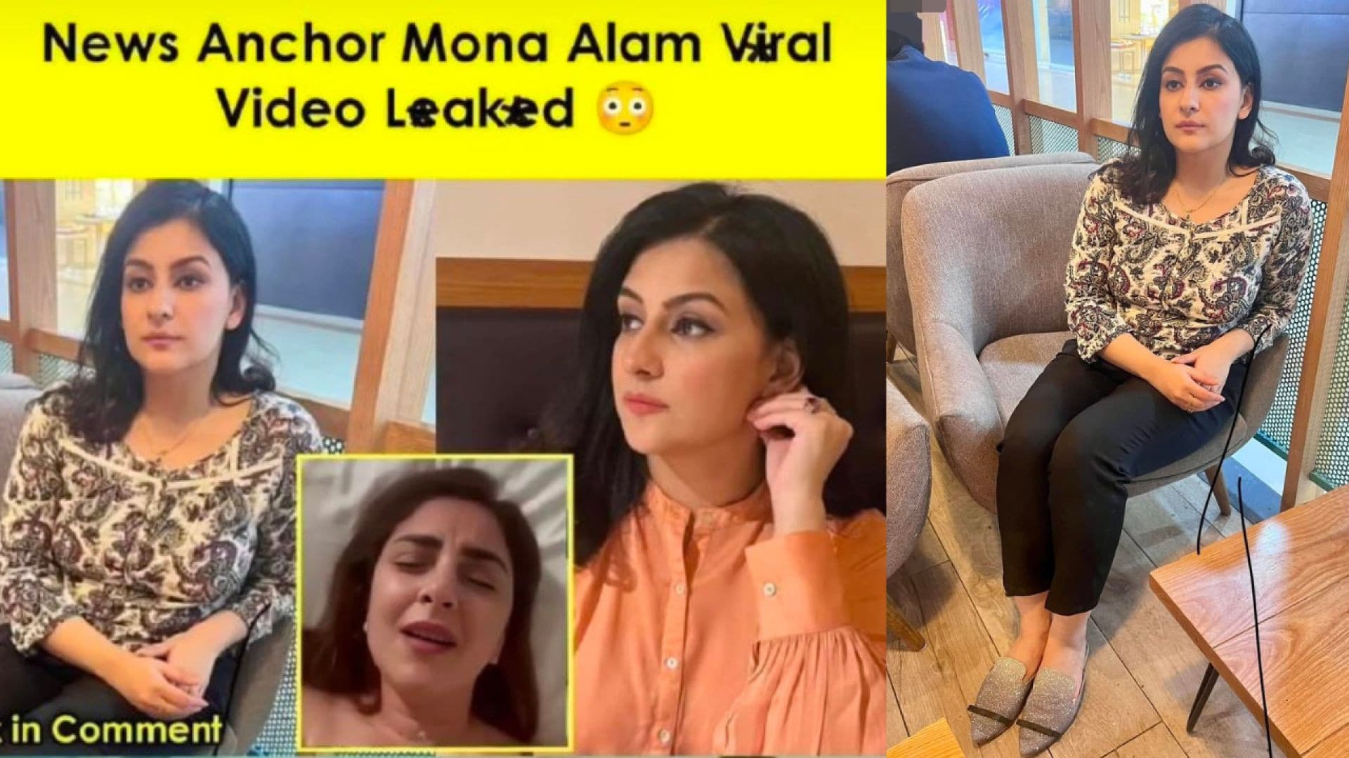 MONA ALAM Famous Pakistani News Anchor Most Requested Viral Video Featuring Jiggling Boobs Fucking