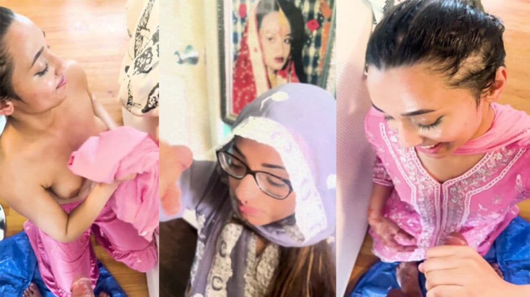 Indian Babe Giving Blowjob, Taking Cum, and Riding