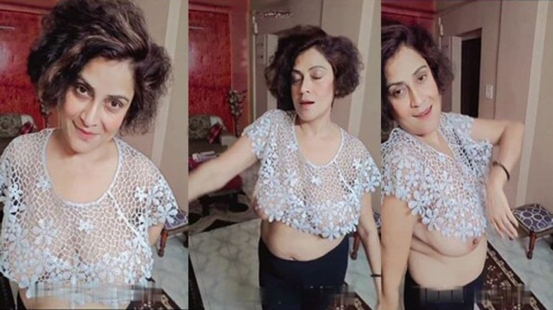 Milf Actress Sanchita Back Again Nude Boobs Show