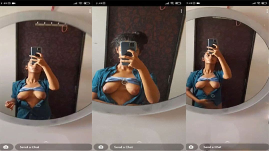 Innocent Face Slim Girl Showing Off