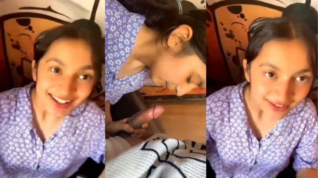 Beautiful Desi GF Bunking Coaching Class to Give Amazing Blowjob with Clear Audio