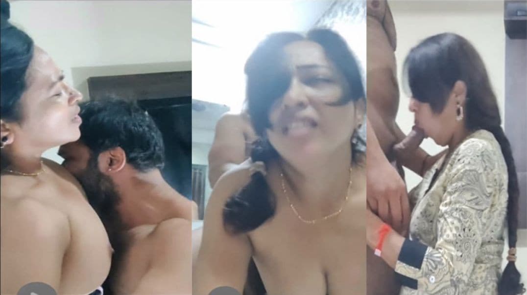 High Class Aunty Getting Fucked and Sucking