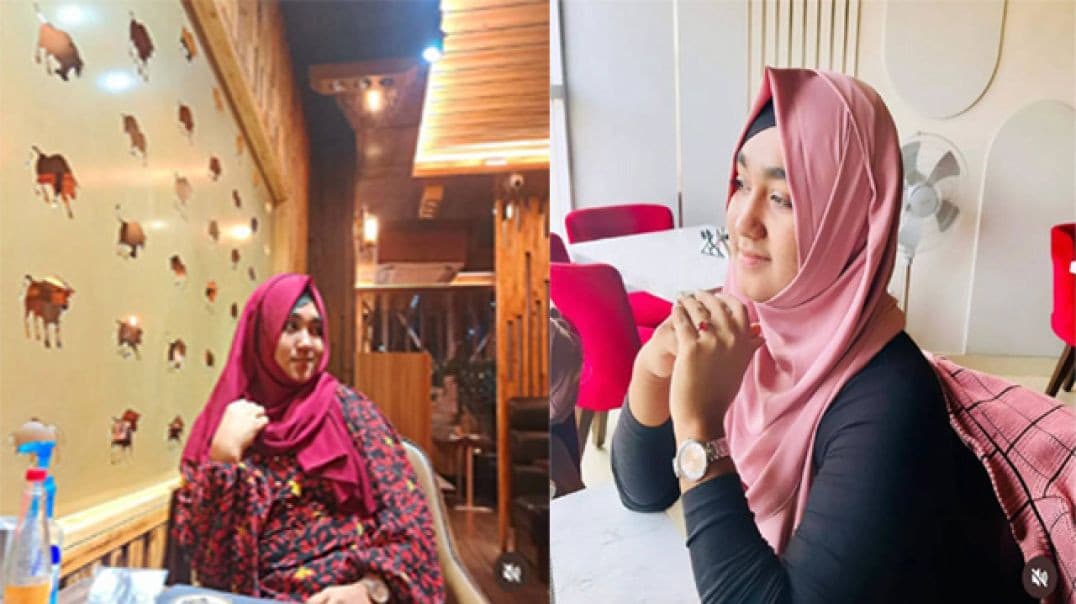 Beautiful Hijabi Girlfriend Showing Her Big Boobs