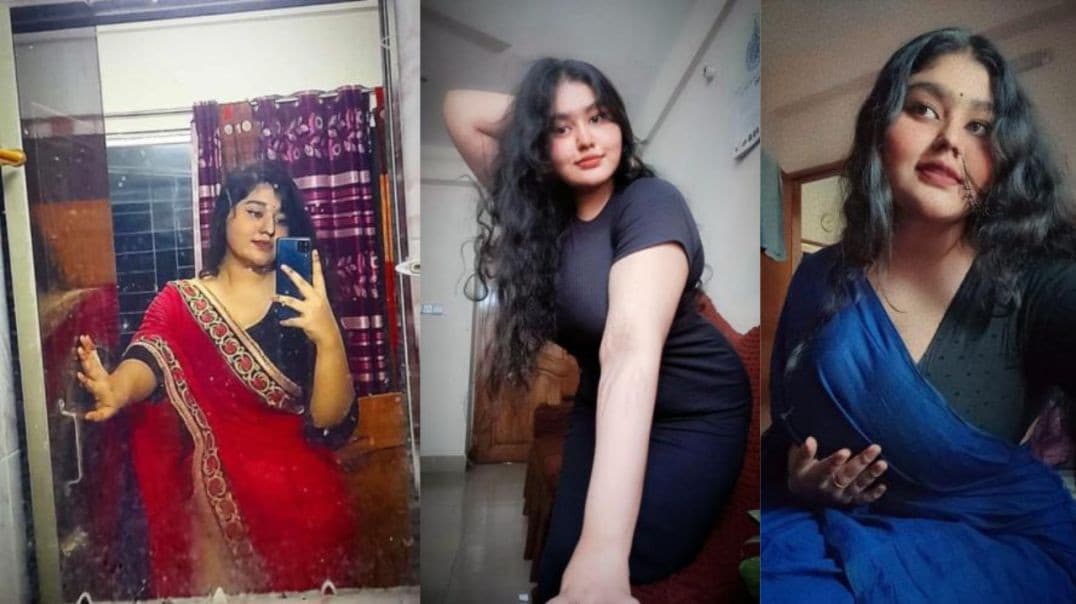 Busty Bengali Babe Pressing Her Huge Tits and Fingering Her Wet Pussy