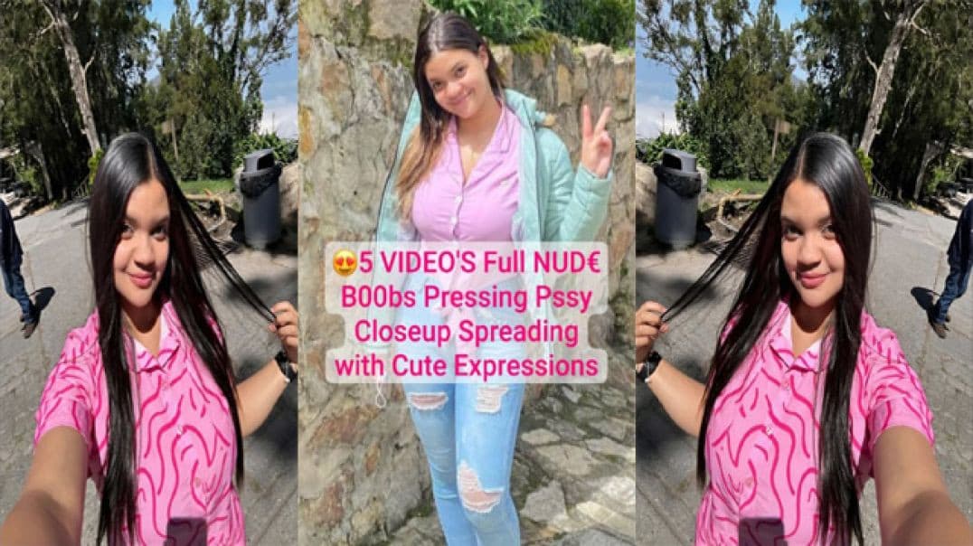 GF Gets Horny for Long Distance Boyfriend, Full Nude Boobs Pressing