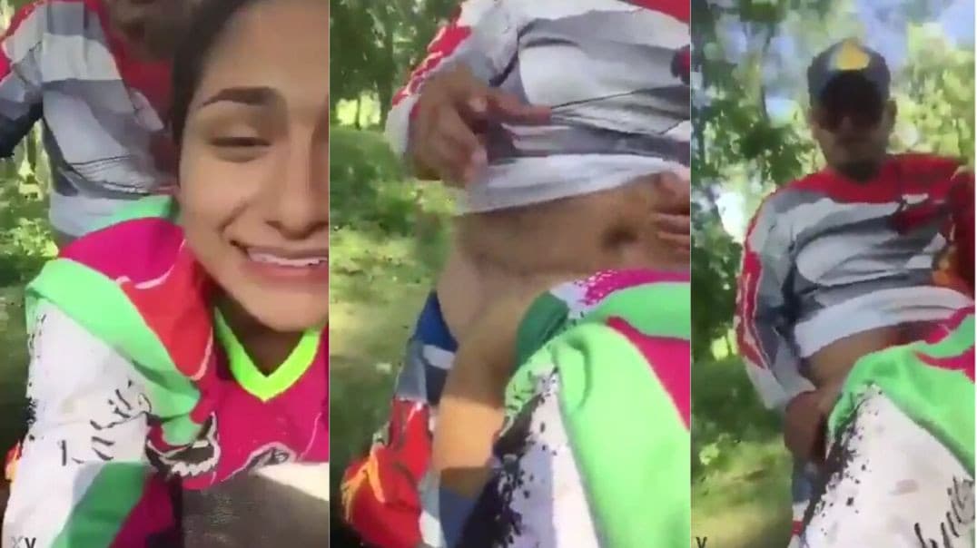 Beautiful College Girl Fucked by Boyfriend in Park - Leaked Video