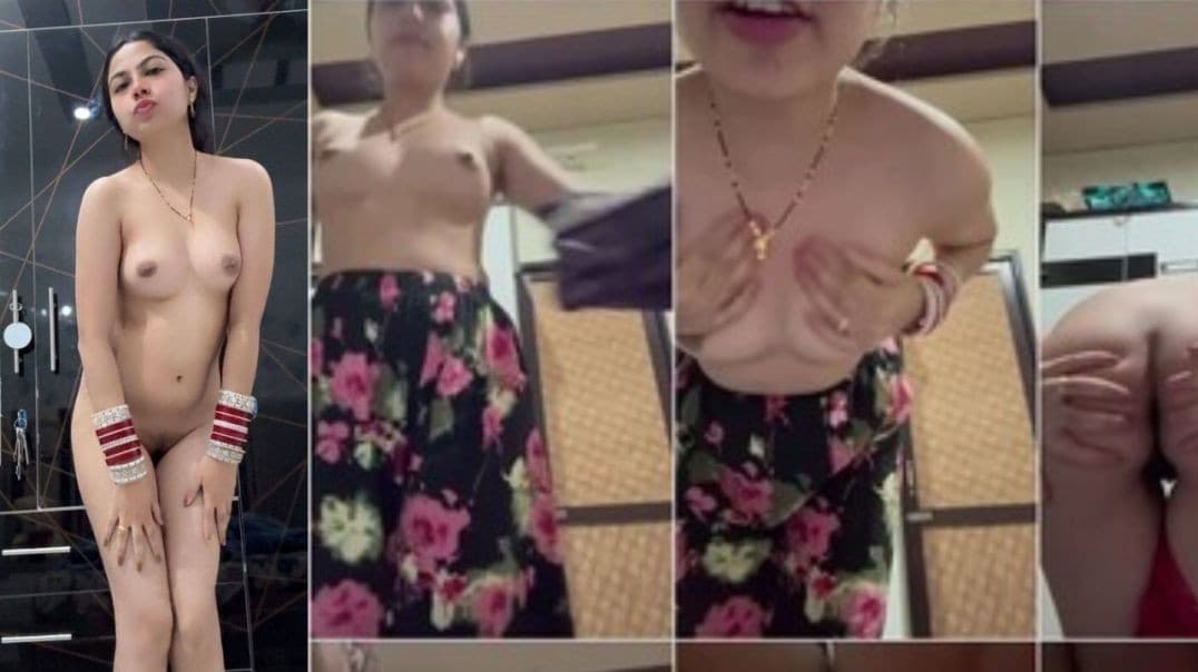 Beautiful Horny Punjabi Wife Showing Her Asshole